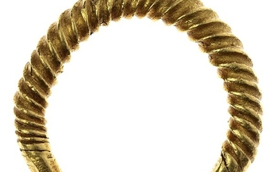 Iron Age Ireland (c. 200-100 BC), Gold 'Ring Money' [Ex Hird Collection]