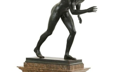 Italian bronze model of the Runner of Herculaneum