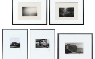 JANE BOOTH VOLLERS, United States, Contemporary, Two silver gelatin prints depicting Cape Cod, Massachusetts,, 4" x 6" and approx. 3...