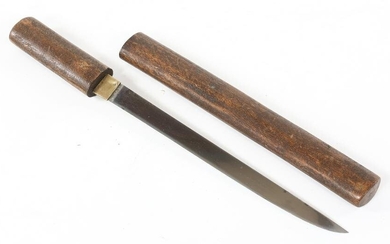 JAPANESE TANTO WITH SIGNED TANG