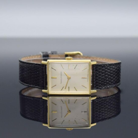 Jaeger-LeCoultre 18k yellow gold rectangular wristwatch