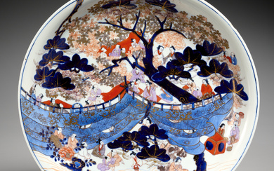 Japanese Imari porcelain dish