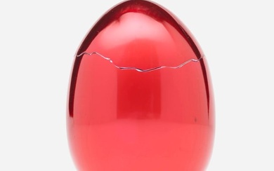 Jeff Koons, Cracked Egg (Red)