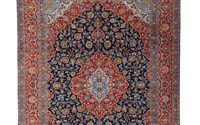 Keshan Kork - Signed Persian Carpet - Rug - 393 cm - 291 cm