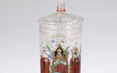 A Small Prince-Elector Cup with Cover, Bohemia, early 20th century