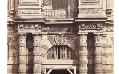 LOUIS-AUGUSTE BISSON AND AUGUSTE-ROSALIE BISSON (1814–1876 AND 1826–1900), Bibliotheque Imperial du Louvre (from Architectural images, Europe), c. 1860