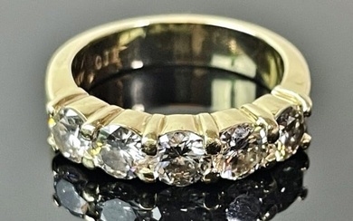 Ladies 14K Gold and Diamond Ring