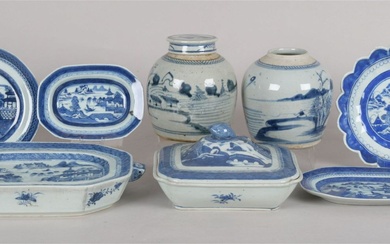 Large Group of Chinese Canton Tablewear