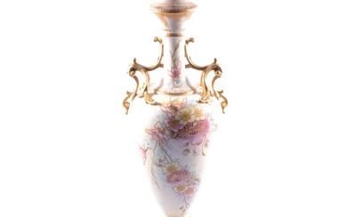 Large Royal Bonn vase and cover.