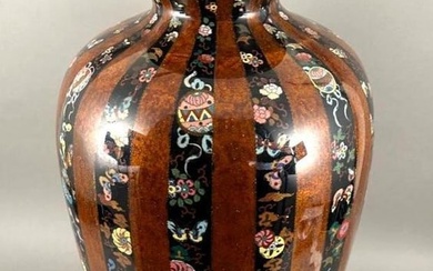 Large Scale Chinese Cloisonne Vase