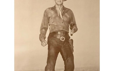 Large Size Ronald Reagan Western Cowboy Photo Print