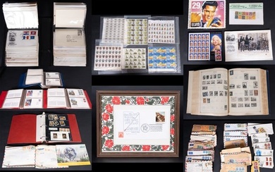 Large Stamp & Cover Collection American & Foreign