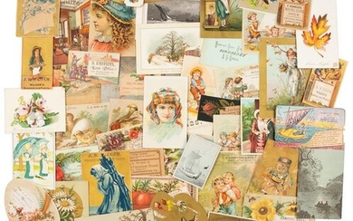 Late19th-early 20th century advertising cards