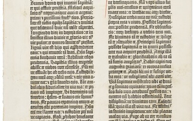 Leaf of the Gutenberg Bible