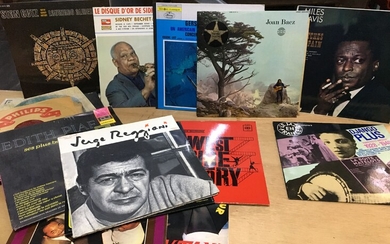 Lot de disques Jazz, Miles Davies, et di... - Lot 1 - Thierry de Maigret
