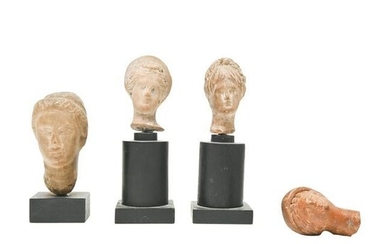 Lot of Small Ancient Roman Heads.