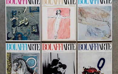 Lotto di sei riviste Bolaffi Arte