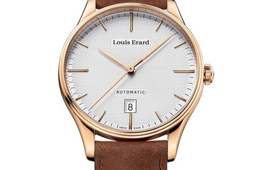 Louis Erard - Heritage Date Brown Leather Strap - 69287PR31.BVR01 - Men - 2011-present