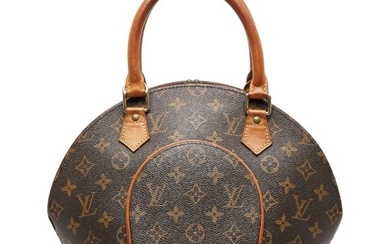 Louis Vuitton Monogram Ellipse PM Handbag M51127 Brown PVC Leather Women's LOUIS VUITTON