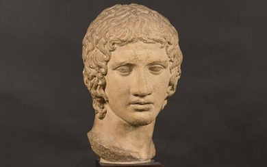 Male head after the ancient