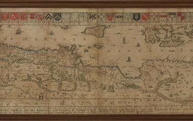 Map of Northern Africa by Richard Blome--1667