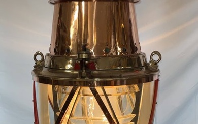 Maritime Copper and Brass Lightship Beacon