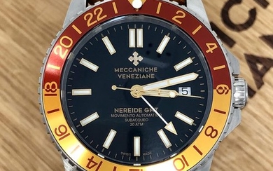 Meccaniche Veneziane - Automatic Watch GMT EXTRA Strap - San Marco - Men - Brand New
