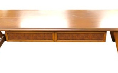 Mid Century Modern Lane walnut coffee table s/n #908-09