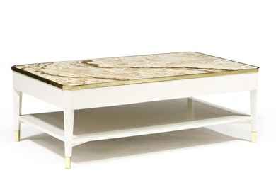 Modern History, Agate Top Coffee Table