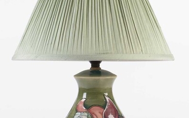 Moorcroft Iris pattern lamp