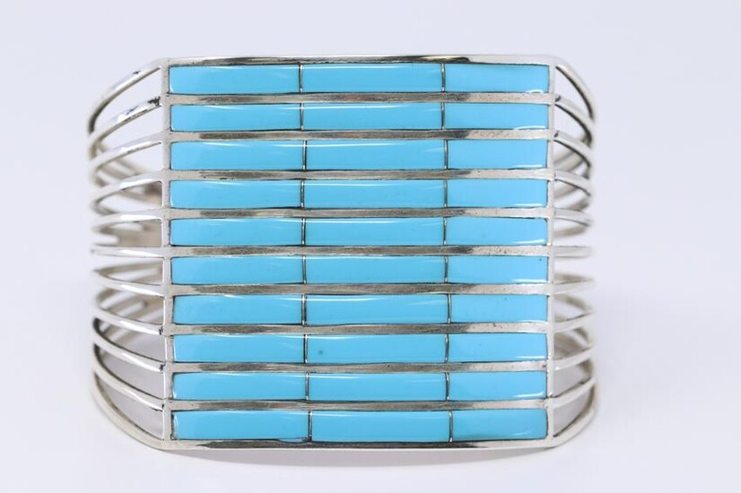 Native American Sterling Silver Zuni Handmade by Andrew