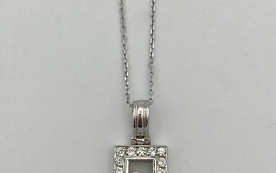 Necklace - 14 kt. White gold - 0.51 tw. Diamond (Natural)