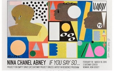 Nina Chanel Abney (b. 1982) If You Say So…Exhi