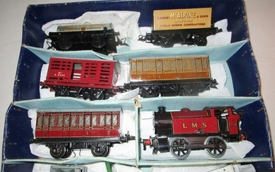 O gauge model railway - Hornby Meccano Type 1 locomotive LMS...