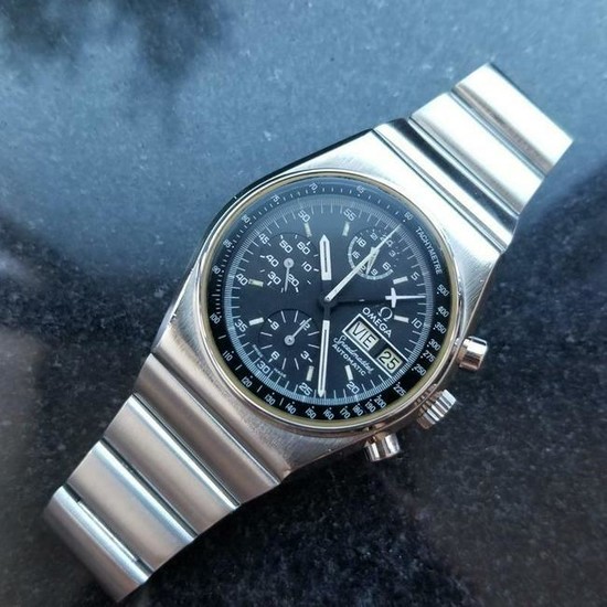 OMEGA Men's Speedmaster Day Date Automatic Chronograph