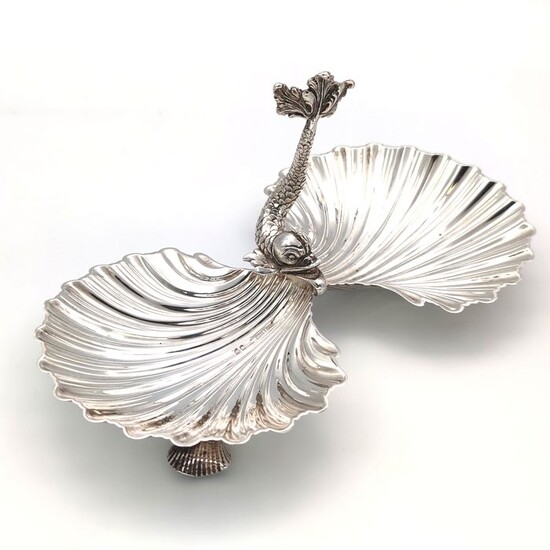 Olive holder - .925 silver - Italy - Second half 20th century