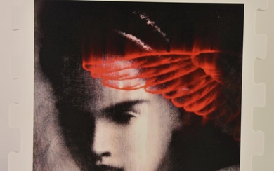 Omar Galliani (1953) NUOVI ANGELI stampa UV su FX high quality bianco, cm...
