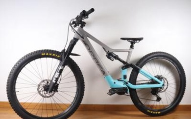 Orbea E-Mountainbike Rise H15 L grau/blau/matt