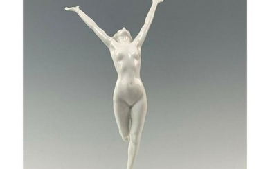 Original Art Deco German Hutschenreuther Porcelain Nude