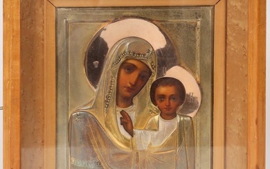 Our Lady of Kazan Antique Russian Icon 1908-1911 [173594]