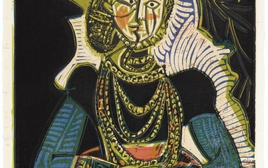 PABLO PICASSO (1881-1973), Buste de femme d'après Cranach le Jeune