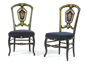 Paar Napoleon III Stühle