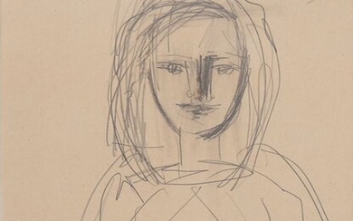 Pablo Picasso (1881-1973) - Portrait de jeune-fille