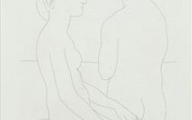 Pablo Picasso_Femme assise et femme de dos, Pl.78 from 'La suite Vollard'