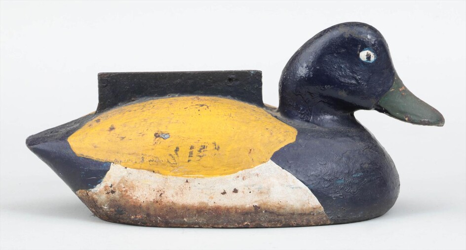 Painted cast iron duck boot scrape. FR3SH.