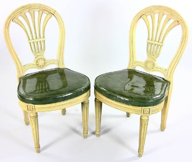 Pair of French Style Side Chairs