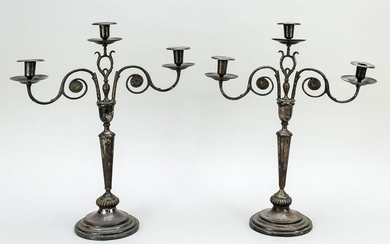 Pair of candlesticks, late 19t