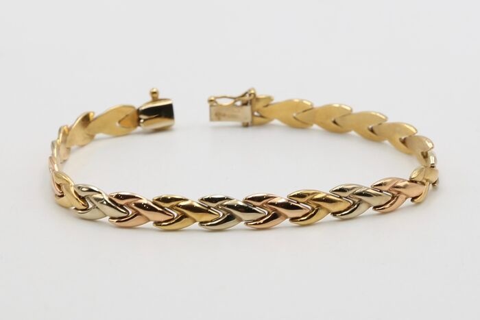 Periamma Gioielli - 18 kt. Pink gold, White gold, Yellow gold - Bracelet