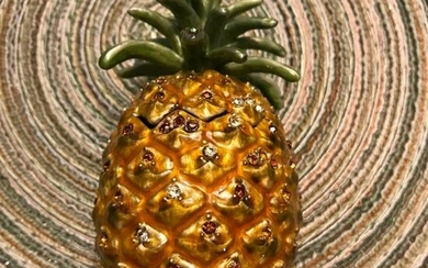 Pineapple Fruit Trinket Jewel Box
