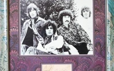Pink Floyd Autographed & Framed Photograph